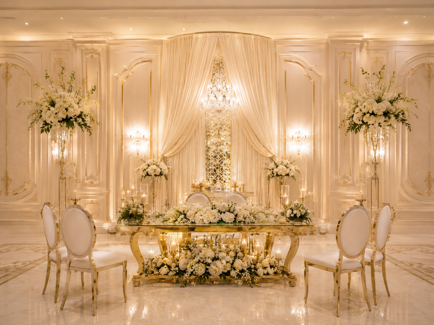میز عقد عمارت رز